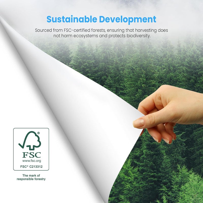 COMIX Sticky Portable Tabletop Easel Pads, 20 x 23 Inches Flip Chart Paper for Teachers, Large Self Stick Easel Paper for Office School Supplies, 20 Sheets/Pad, 2 Pads/Pack - Image 2